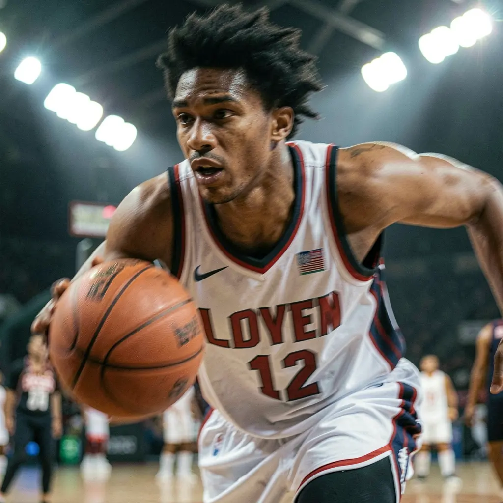 DIAMOND JL – Experience the thrill of live basketball betting in the Philippines Intense moment in a professional basketball game with players in action under bright stadium lights representing live sports betting excitement with DIAMOND JL in the Philippines